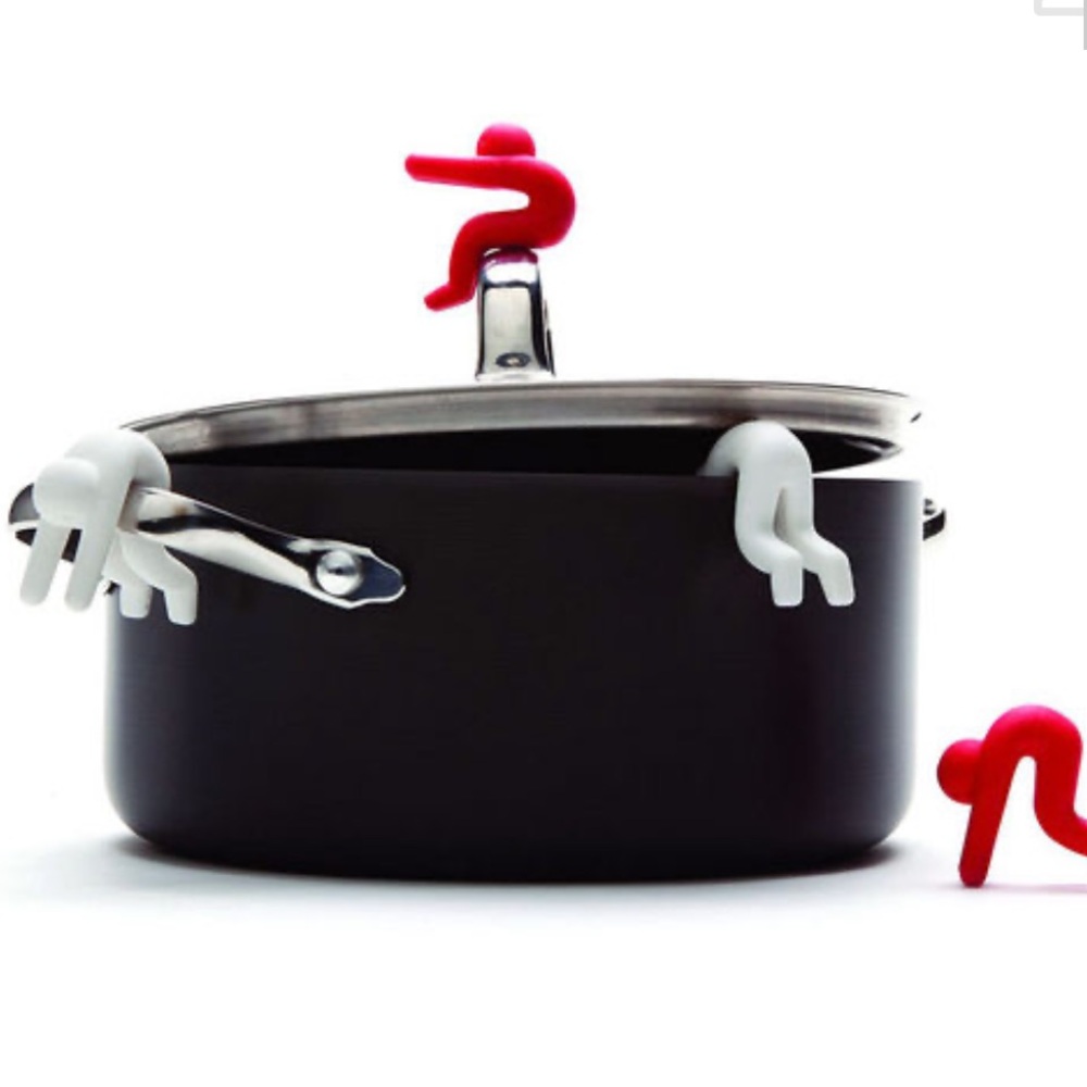 Monkey Business Lid Sid Pot Lid Holder, 1 Package (2 pieces)